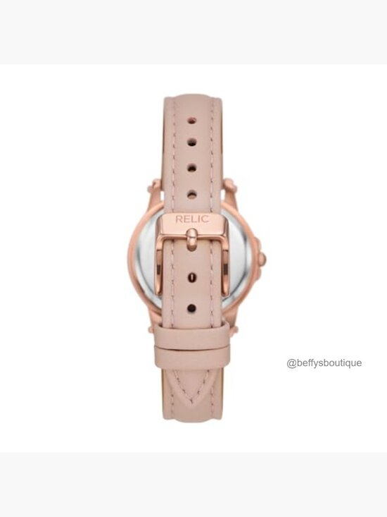 Vintage 29mm Genuine Leather Strap Analog Quartz Watch Women main image 5